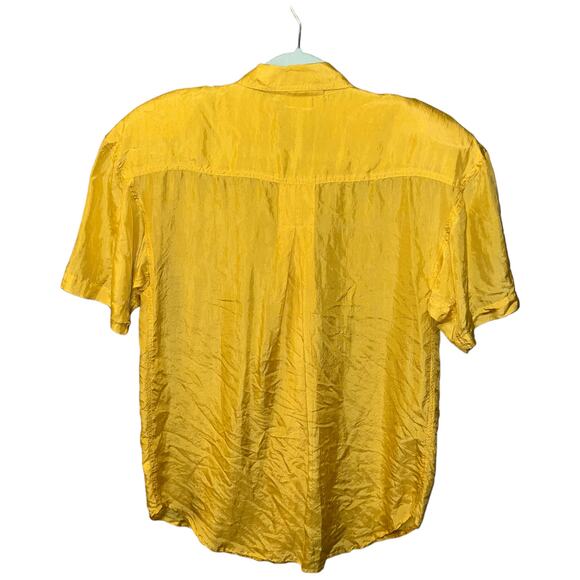 Studio New York Small Goldenrod Yellow Button-Down Shirt - Good Condition - Picture 8 of 9